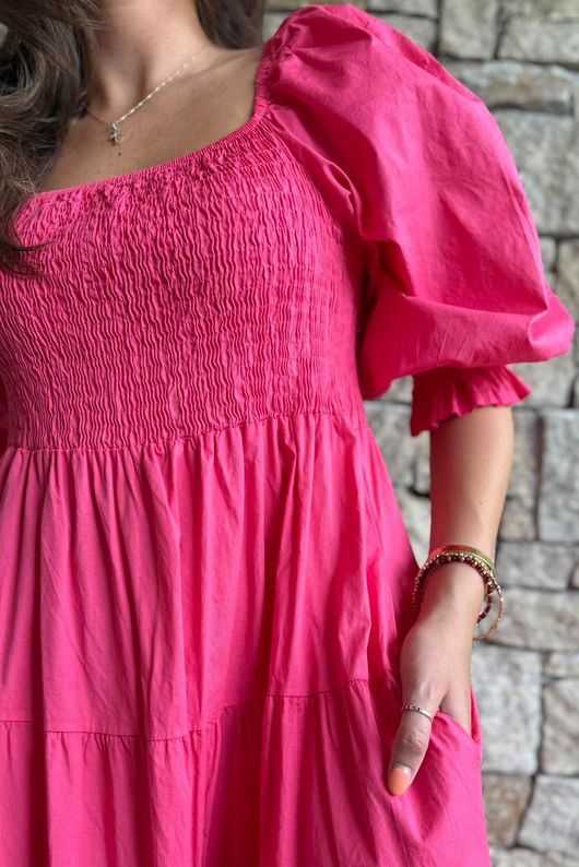 Paloma Darling Dress Miami Pink